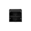 Dulap lavoar Nova Black, MDF, PAL melaminat, negru mat, 2 usi, L.60 cm, NOVA BLACK D2 82-60-2D