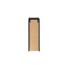 Dulap lateral Nova Black, MDF, PAL melaminat, negru mat, 1 usa, H.57 cm, NOVA BLACK D2 81-20-1D(W81-01D)