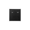 Dulap suspendat Nova Black Qubik, PAL melaminat, negru mat, L.26 cm, NOVA BLACK A 83-27-Q(W83-04D)
