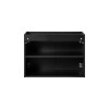 Dulap lavoar Nova Black, MDF, PAL melaminat, negru mat, 2 usi, L.80 cm, NOVA BLACK D2 82-80-2D