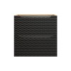 Dulap lavoar Ocean Black, MDF, PAL melaminat, negru mat/stejar uleiat, 2 sertare, L.60 cm, OCEAN BLACK 82-60-2S