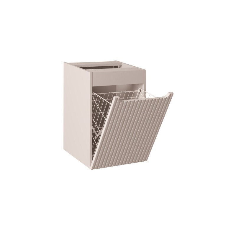 Dulap lavoar cu cos de rufe Nova Cashmere, MDF, PAL melaminat, cashmir mat, 1 usa, L.40 cm, NOVA CASHMERE 81-40-1DK