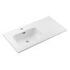 Lavoar cu o singura cuva GO, ceramica, alb lucios, L.90 cm, GO 2 90CM L DP ( E-8095-90L )
