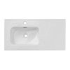 Lavoar cu o singura cuva GO, ceramica, alb lucios, L.90 cm, GO 2 90CM L DP ( E-8095-90L )