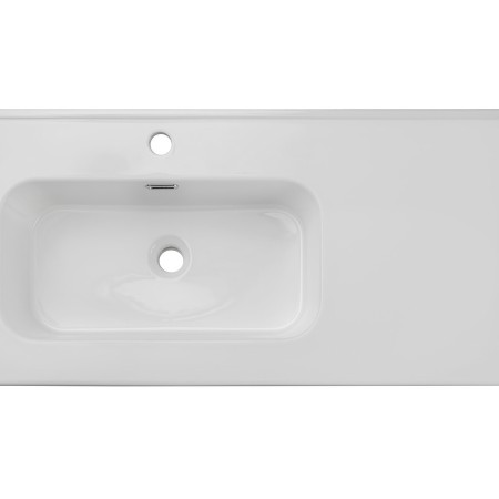 Lavoar cu o singură cuva GO, ceramica, alb lucios, L.101 cm, GO 2 100CM L DP ( E-8095-100L )