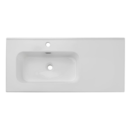 Lavoar cu o singură cuva GO, ceramica, alb lucios, L.101 cm, GO 2 100CM L DP ( E-8095-100L )