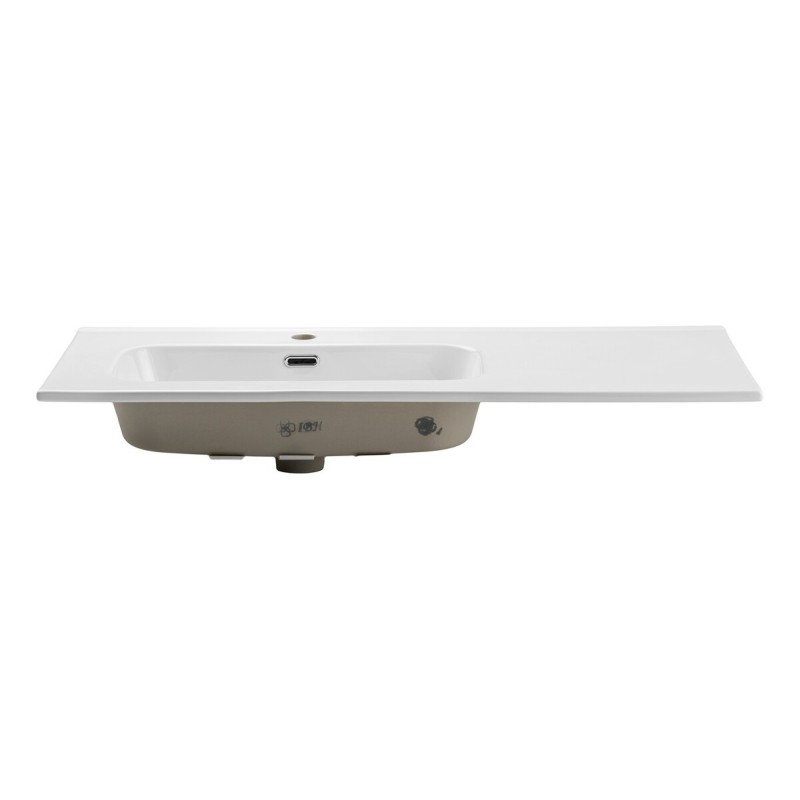 Lavoar cu o singură cuva GO, ceramica, alb lucios, L.101 cm, GO 2 100CM L DP ( E-8095-100L )