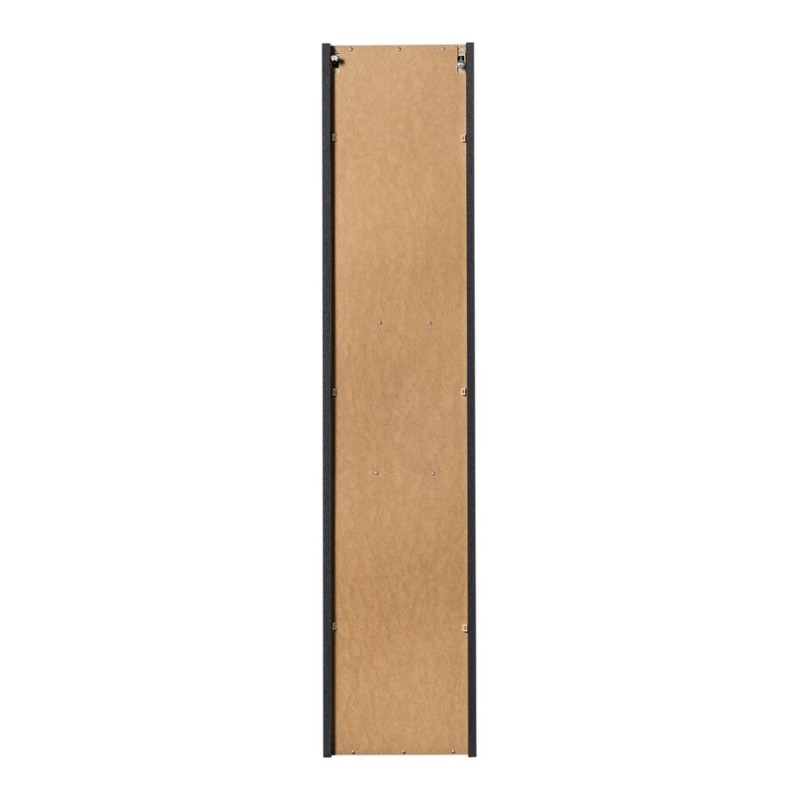 Dulap inalt Nova Black, MDF, PAL melaminat, negru mat, 2 usi, H.140 cm, NOVA BLACK D 80-03-2D(W80-02D)