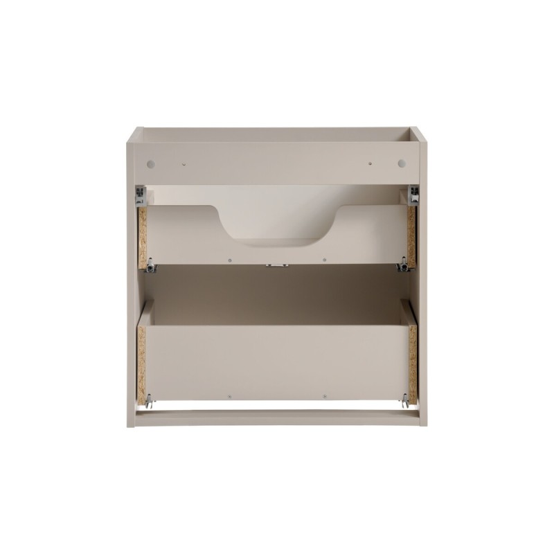 Dulap lavoar Viva Cashmere, MDF, PAL melaminat, cashmir mat, 2 sertare, L.60 cm, VIVA CASHMERE 82-60-2S