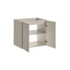 Dulap lavoar Viva Cashmere, MDF, PAL melaminat, cashmir mat, 2 usi, L.60 cm, VIVA CASHMERE 82-60-2D
