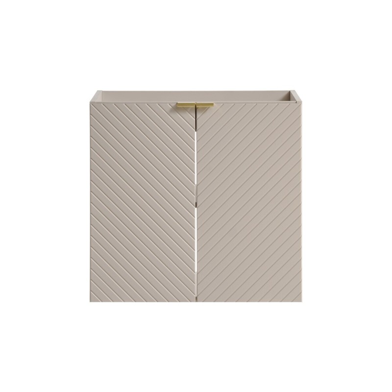 Dulap lavoar Viva Cashmere, MDF, PAL melaminat, cashmir mat, 2 usi, L.60 cm, VIVA CASHMERE 82-60-2D