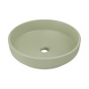 Lavoar River, ceramica, verde mat, D.40 cm, RIVER 1 OLIVE GREEN MATT UN 40 ( E-6595 )