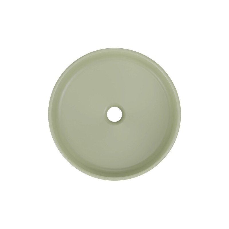 Lavoar River, ceramica, verde mat, D.40 cm, RIVER 1 OLIVE GREEN MATT UN 40 ( E-6595 )