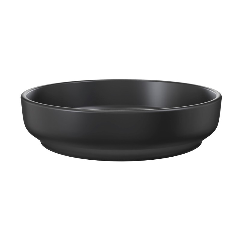 Lavoar River, ceramica, negru mat, D.40 cm, RIVER 1 BLACK MATT UN 40 ( E-6595 )