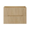 Dulap lavoar Nordic Cremona, MDF, PAL melaminat, stejar cremona, 2 sertare, L.80 cm, NORDIC CREMONA 82-80-46-2S