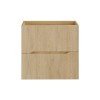 Dulap lavoar Nordic Cremona, MDF, PAL melaminat, stejar cremona, 2 sertare, L.60 cm, NORDIC CREMONA 82-60-46-2S