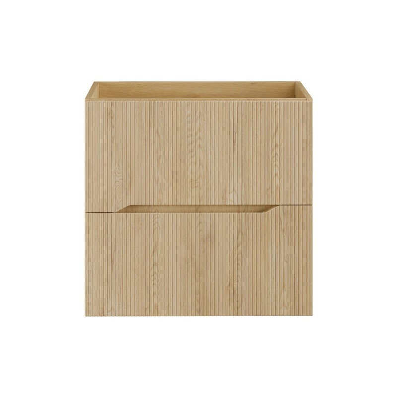 Dulap lavoar Nordic Cremona, MDF, PAL melaminat, stejar cremona, 2 sertare, L.60 cm, NORDIC CREMONA 82-60-46-2S