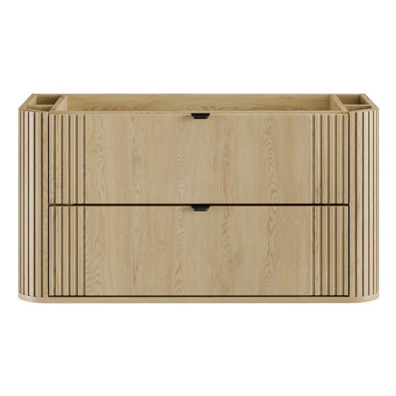 Dulap lavoar Ovalia Cremona, MDF, PAL melaminat, stejar cremona, 2 sertare, L.100 cm, OVALIA CREMONA 82-100-46-2S