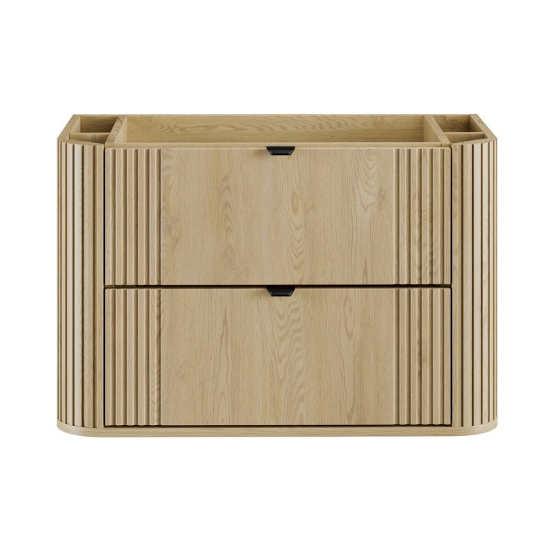 Dulap lavoar Ovalia Cremona, MDF, PAL melaminat, stejar cremona, 2 sertare, L.80 cm, OVALIA CREMONA 82-80-46-2S