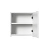 Dulap suspendat Nova White Qubix, MDF, PAL melaminat, alb, 1 usa, 30x30 cm, NOVA WHITE 83-30-1DQ
