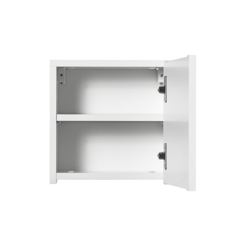 Dulap suspendat Nova White Qubix, MDF, PAL melaminat, alb, 1 usa, 30x30 cm, NOVA WHITE 83-30-1DQ