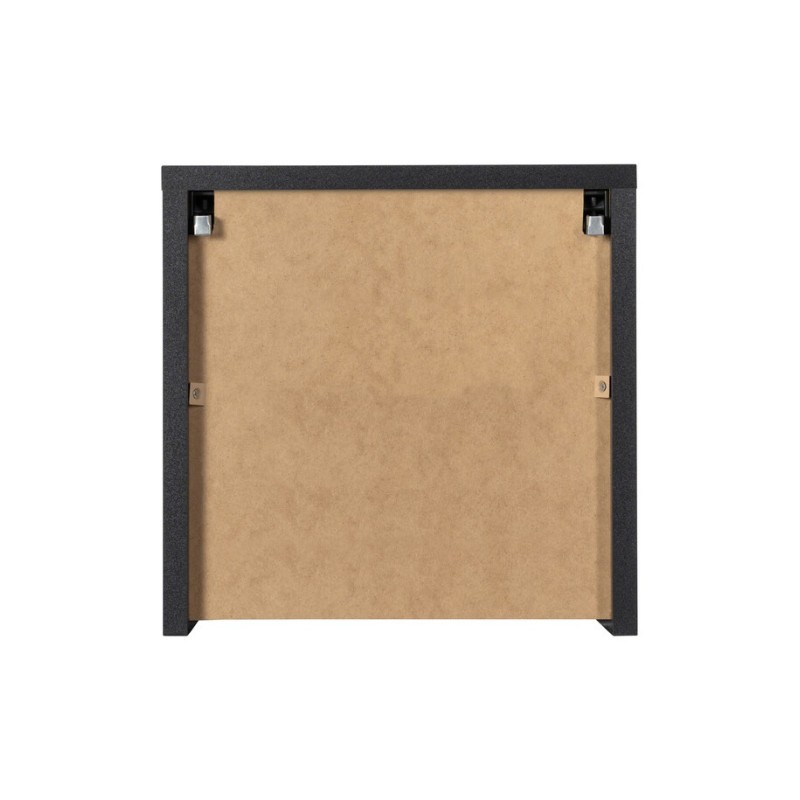 Dulap suspendat Nova Black Qubik, MDF, PAL melaminat, negru mat, 30X30 cm, NOVA BLACK D 83-30-1DQ(W83-03D)