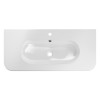Lavoar cu o singura cuva Pure, ceramica, alb lucios, L.100 cm, PURE WHITE GLOSS UM 100-46