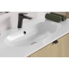 Lavoar cu o singura cuva Pure, ceramica, alb lucios, L.100 cm, PURE WHITE GLOSS UM 100-46