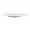 Lavoar cu o singura cuva Pure, ceramica, alb lucios, L.100 cm, PURE WHITE GLOSS UM 100-46