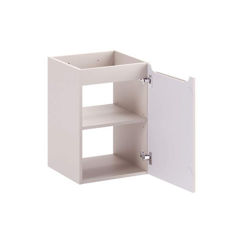 Dulap lavoar Nova Cashmere, MDF, PAL melaminat, cashmir mat, 1 usa, L.40 cm, NOVA CASHMERE 82-40-40-1D