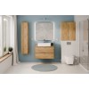 Dulap inalt Terra Cremona, MDF, PAL melaminat, stejar cremona, 1 usa, H.140 cm, TERRA CREMONA 80-30-1D