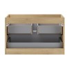 Dulap lavoar Terra Cremona, MDF, PAL melaminat, stejar cremona, 2 sertare, L.80 cm, TERRA CREMONA 82-80-46-2S