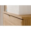 Dulap lavoar Terra Cremona, MDF, PAL melaminat, stejar cremona, 2 sertare, L.80 cm, TERRA CREMONA 82-80-46-2S