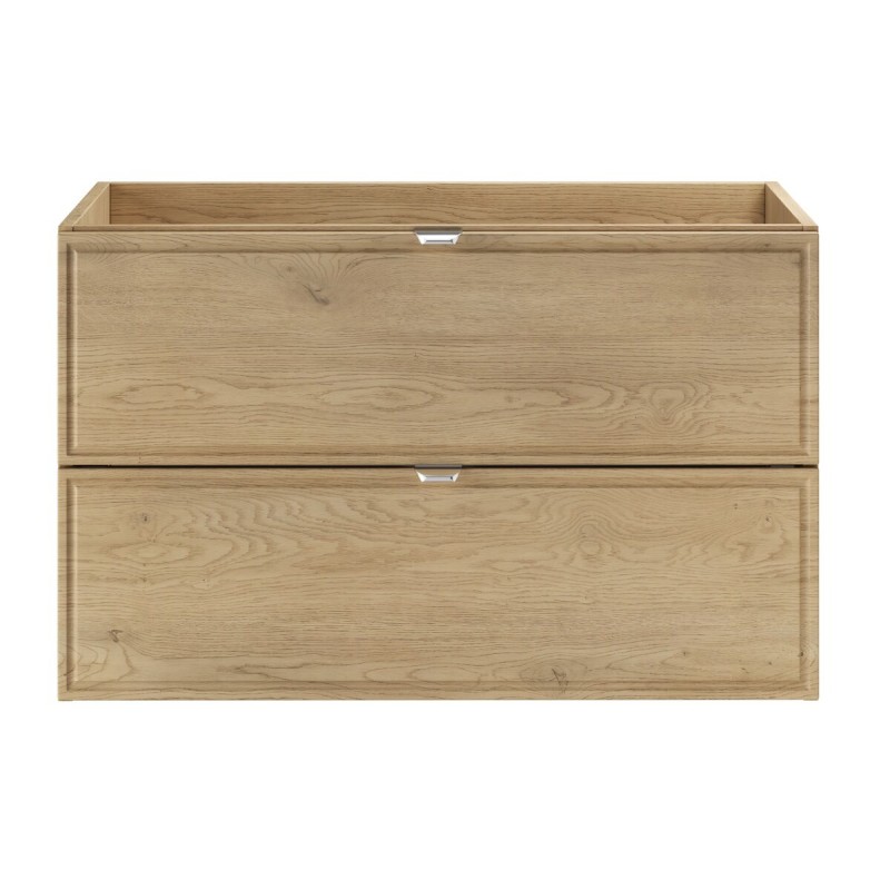 Dulap lavoar Terra Cremona, MDF, PAL melaminat, stejar cremona, 2 sertare, L.80 cm, TERRA CREMONA 82-80-46-2S