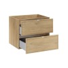 Dulap lavoar Terra Cremona, MDF, PAL melaminat, stejar cremona, 2 sertare, L.60 cm, TERRA CREMONA 82-60-46-2S