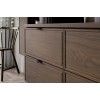 Dulap lavoar Terra Villa, MDF, PAL melaminat, maro nuc, 2 sertare, L.80 cm, TERRA VILLA 82-80-46-2S