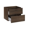 Dulap lavoar Terra Villa, MDF, PAL melaminat, maro nuc, 2 sertare, L.60 cm, TERRA VILLA 82-60-46-2S