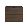 Dulap lavoar Terra Villa, MDF, PAL melaminat, maro nuc, 2 sertare, L.60 cm, TERRA VILLA 82-60-46-2S