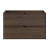 Dulap lavoar Terra Villa, MDF, PAL melaminat, maro nuc, 2 sertare, L.80 cm, TERRA VILLA 82-80-46-2S