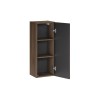 Semicoloana Terra Villa, MDF, PAL melaminat, maro nuc, 1 usa, H.80 cm, TERRA VILLA 81-30-1D