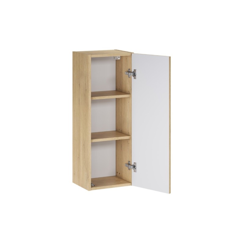Semicoloana Terra Cremona, MDF, PAL melaminat, stejar cremona, 1 usa, H.80 cm, TERRA CREMONA 81-30-1D
