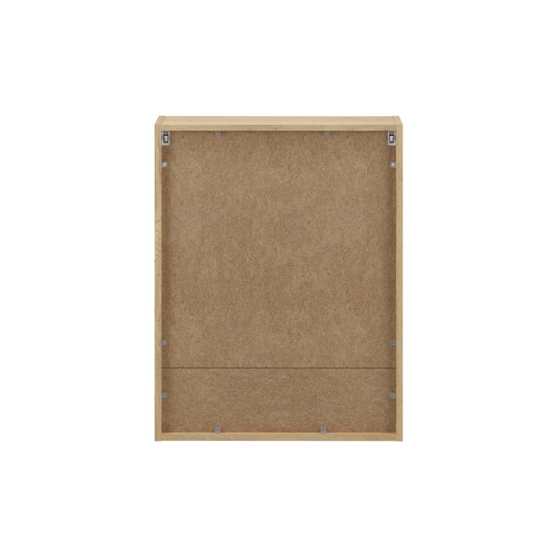 Dulap suspendat cu oglinda Viola Cremona, PAL melaminat, stejar cremona, 2 usi, L.60 cm, CREMONA UN 84-60-2D