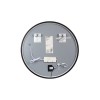 Oglinda Orion, metal, sticla, LED, 24W, alb neutru 4000K, IP44, D.80 cm, ORION LU LED 80