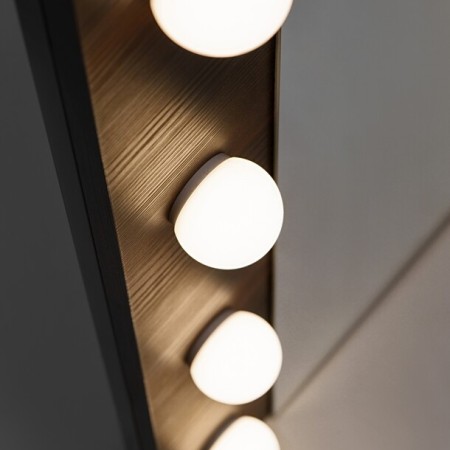 Oglinda Dorothy Ristretto, PAL melaminat, sticla, LED, 21.9W, 520 lumeni, alb neutru 4000K, IP44, L.80 cm, DOROTHY RISTRETTO 84-80