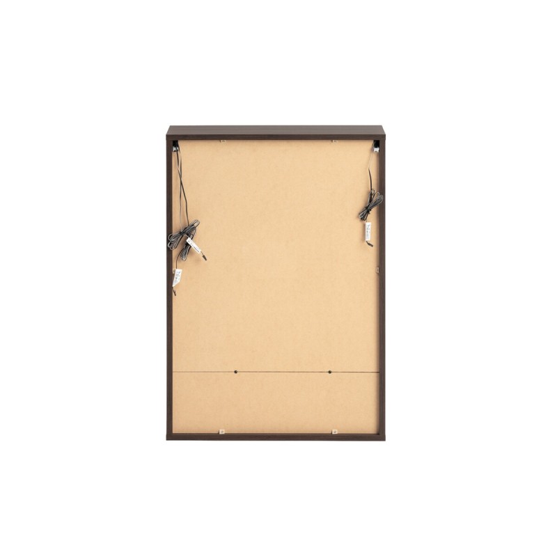 Dulap suspendat cu oglinda Dorothy Ristretto, MDF, PAL melaminat, stejar ristretto, 2 usi, L.60 cm, DOROTHY RISTRETTO 84-60-2D