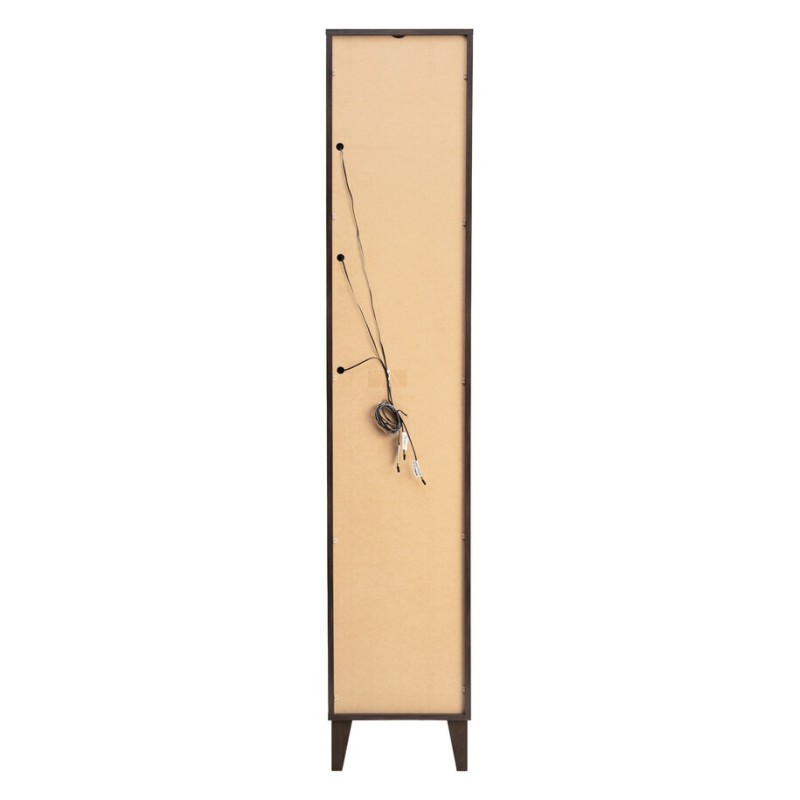 Dulap inalt Dorothy Ristretto, MDF, PAL melaminat, stejar ristretto, 2 usi, H.205 cm, DOROTHY RISTRETTO 80-40-2D