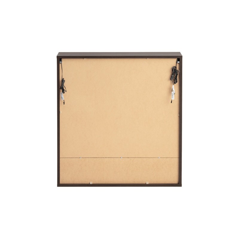 Dulap suspendat cu oglinda Dorothy Ristretto, MDF, PAL melaminat, stejar ristretto, 2 usi, L.80 cm, DOROTHY RISTRETTO 84-80-2D