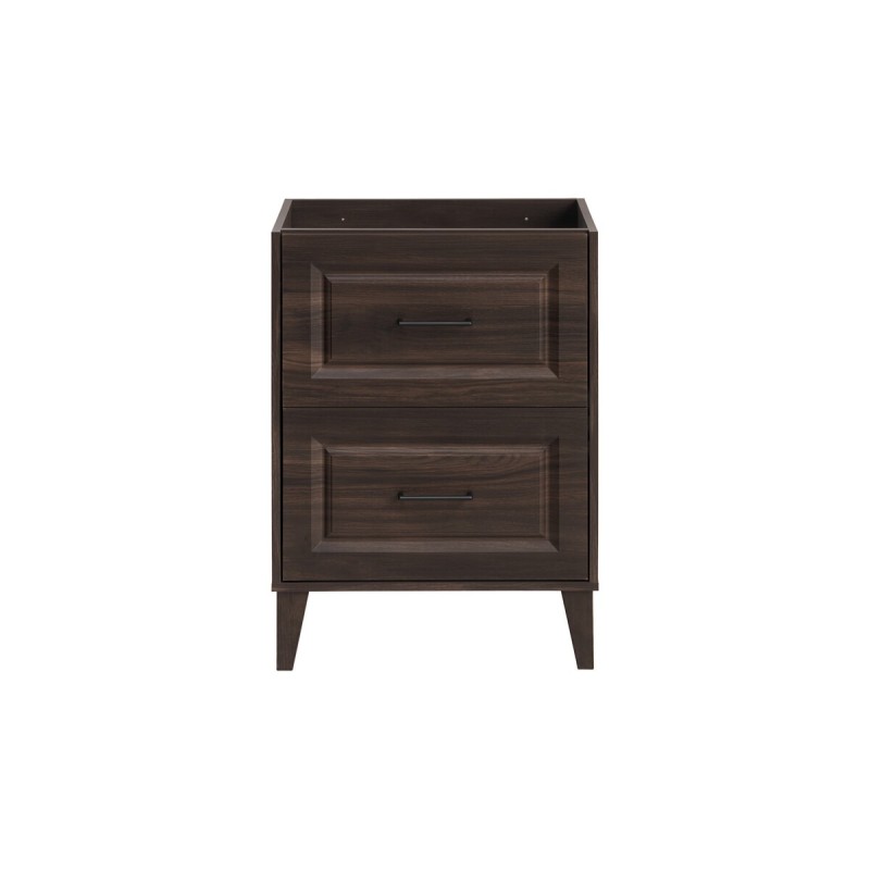 Dulap lavoar Dorothy Ristretto, MDF, PAL melaminat, stejar ristretto, 2 sertare, L.60 cm, DOROTHY RISTRETTO 82-60-46-2S