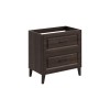 Dulap lavoar Dorothy Ristretto, MDF, PAL melaminat, stejar ristretto, 2 sertare, L.80 cm, DOROTHY RISTRETTO 82-80-46-2S