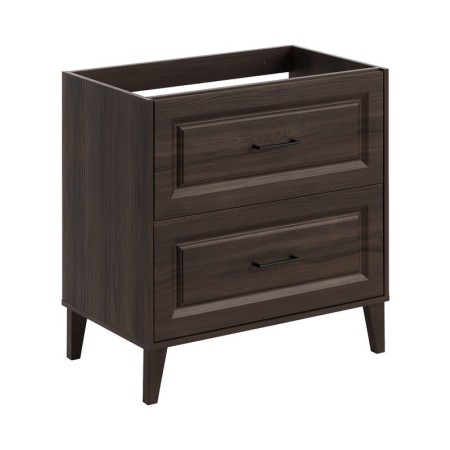 Dulap lavoar Dorothy Ristretto, MDF, PAL melaminat, stejar ristretto, 2 sertare, L.80 cm, DOROTHY RISTRETTO 82-80-46-2S